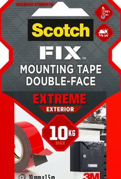 Double face intérieur Scotch Extrême 19 mm x 1.5 m noir, 10 kg