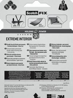 Double face intérieur Scotch Extrême 19 mm x 5 m blanc, 13 kg