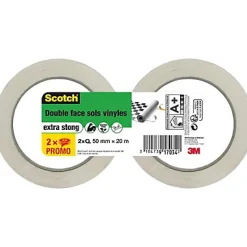 Double face pour sols vinyles Scotch 50 mm x 20 m