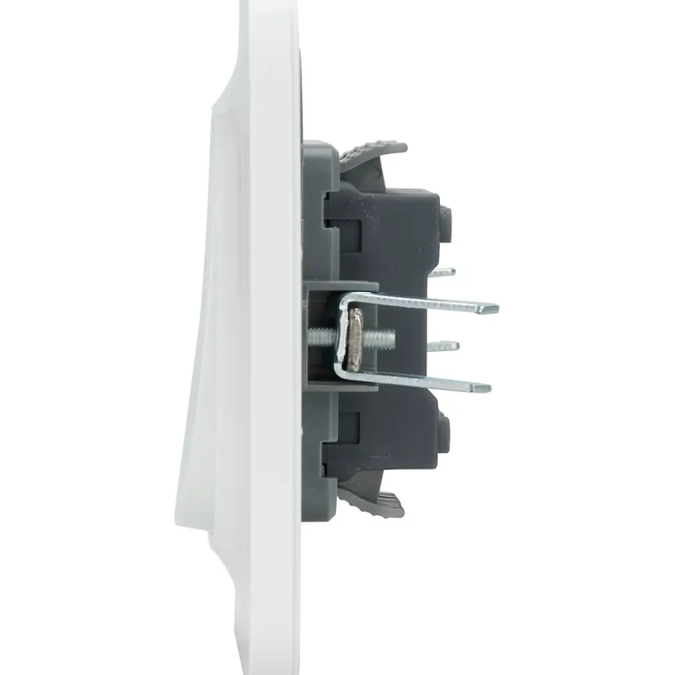 Double interrupteur Jacobsen Kennet blanc complet