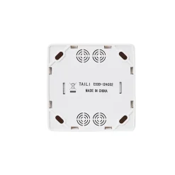 Double prise USB-A monobloc en saillie Jacobsen Sigurd blanc complet