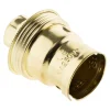 Douille À Baïonnette B22. 150 W. Coloris Or Acier Laitonné 1 Bague