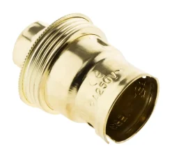 Douille À Baïonnette B22. 150 W. Coloris Or Acier Laitonné 1 Bague