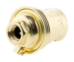 Douille À Baïonnette B22. 150 W. Coloris Or Acier Laitonné 1 Bague
