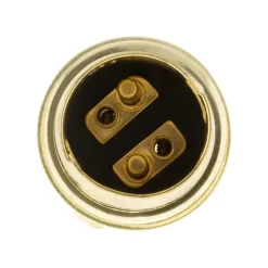 Douille À Baïonnette B22. 150 W. Coloris Or Acier Laitonné 1 Bague