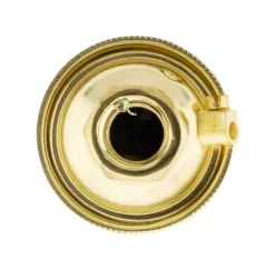Douille À Baïonnette B22. 150 W. Coloris Or Acier Laitonné 1 Bague