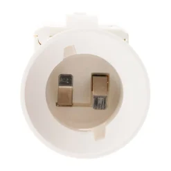Douille avec Fiche DCL 6A 250V B22 - Blanc - Zenitech