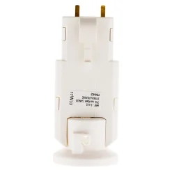 Douille avec Fiche DCL 6A 250V B22 - Blanc - Zenitech