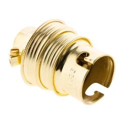 Douille B22 acier laitonné double bague - Zenitech