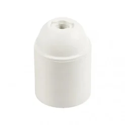 Douille Blanche E27 en Thermoplastique à Chemise Lisse Idéale pour Vos Créations DIY