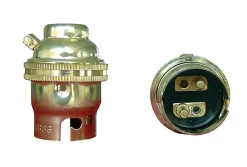 Douille culot B22 laiton simple bague Diall