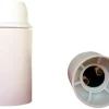 Douille culot E14 Diall chemise lisse blanche