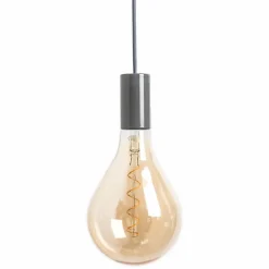 Douille E27 en céramique grise une création vintage pour votre lampe suspension