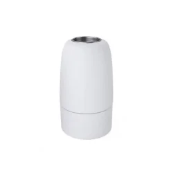 Douille E14 en Porcelaine Blanche Vintage Élégance Rétro pour Illuminer Votre Intérieur