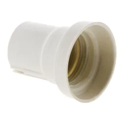 Douille E27 Résine Borne à vis - Blanc - Zenitech