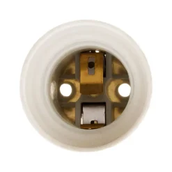 Douille E27 Résine Borne à vis - Blanc - Zenitech