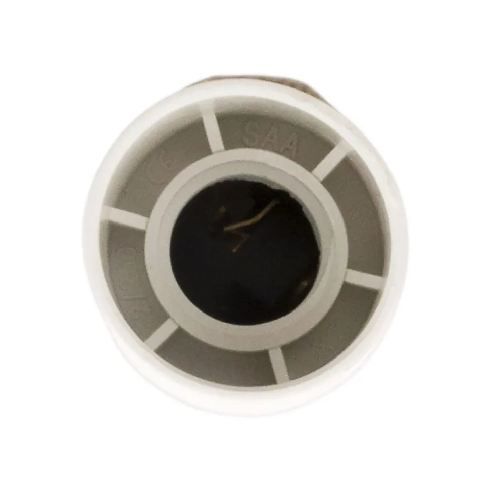 Douille lisse sans bague E14 - Blanc - Zenitech