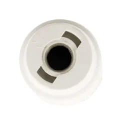 Douille lisse sans bague E14 - Blanc - Zenitech