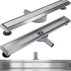 Drain Linéaire Rea Neox Pro 90 Brush Steel