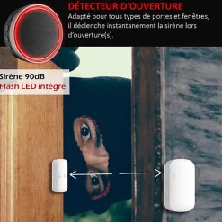 Détecteur d ouverture pour alarme 868Mhz KYF-ALARM-009