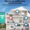 Détecteur de fumée Aroha Smart Connect & Link connectable et WiFi - Alarme incendie connecte Tuya et Smartlife - 5 pieces