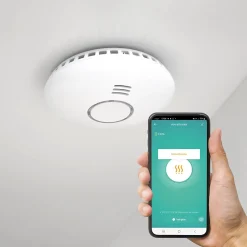 Détecteur de fumée connecté wifi HomeSmoke - Avidsen - 127065