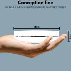 Détecteur de fumée connectable Aroha Link - Batterie 10 ans - Capteur de fumée interconnecté - Alarme incendie