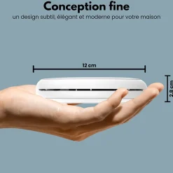 Détecteur de fumée et de monoxyde de carbone Aroha Safety Pro Sleep Line - Batterie 10 ans - Alarme incendie et de CO - 2 pièces