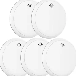 Détecteur de fumée et de monoxyde de carbone Aroha Safety Pro Sleep Line - Batterie 10 ans - Alarme incendie et de CO - 5 pièces
