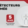 Détecteur de fumée Kidde 5Y29 autonomie 5 ans