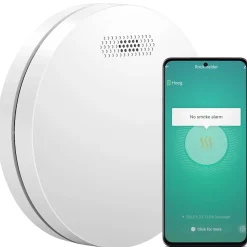 Détecteur de fumée WiFi Aroha Smart Connect - Batterie 10 ans - Alarme incendie connecte avec application Tuya et Smartlife