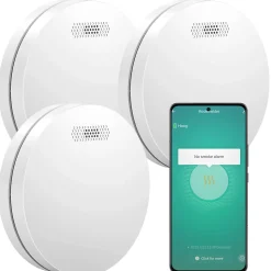 Détecteur de fumée WiFi Aroha Smart Connect - Batterie 10 ans - Alarme incendie connecte avec Tuya et Smartlife