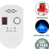 Détecteur de gaz naturel propane butane enfichable affichage numérique Firlarm