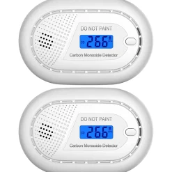 Détecteur de monoxyde de carbone interconnecté Aroha Link - Batterie 10 ans - Alarme de CO - Portable - 2 pièces