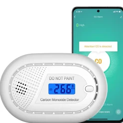 Détecteur de monoxyde de carbone Aroha Smart Connect WiFi - Batterie 10 ans - Alarme de CO connecte avec Tuya et Smartlife