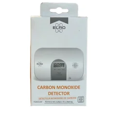 Détecteur de monoxyde de carbone avec écran digital ELRO