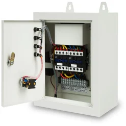 EBERTH ATS commutateur de transfert automatique 3 phases jusqu'à 10kW, 400V tension de service, câble de commande 1,5m ATS inclus