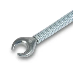 EBERTH Spirale de nettoyage de tuyaux 10m de long et 9mm de diamètre pour tuyaux à partir de 40mm tête en forme de griffe de 20mm