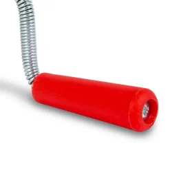 EBERTH Spirale de nettoyage de tuyaux 10m de long et 9mm de diamètre pour tuyaux à partir de 40mm tête en forme de griffe de 20mm