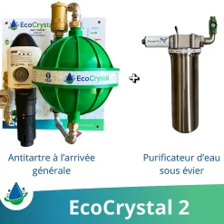 EcoCrystal 2 - l'adoucisseur d'eau sans sel