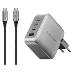 EcoFlow RAPID Pro Charger 140W - Chargeur GaN 4 ports, compact et puissant