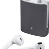 Ecouteurs connectés Bluetooth boîtier gris