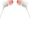 Ecouteurs filaires JBL T110 blanc avec microphone