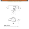 Ecrou bouton de serrage Nylon Insert Nylon M6 - 30 pièces
