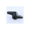 Ecrou bouton de serrage Nylon Insert Acier zingué M5 - 10 pièces