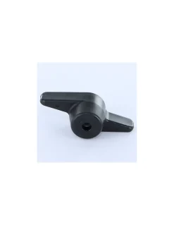 Ecrou bouton de serrage Nylon Insert Acier zingué M5 - 10 pièces