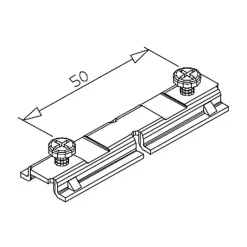 ECROU GALVA AVEC VIS POUR ATTACHE RIGIDE TUBE DEPRAT 62