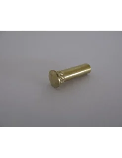 Ecrou Relieur Tête fraisée bombée TFB Moletée M4X13 5X20 Laiton nickelé - 100 pièces