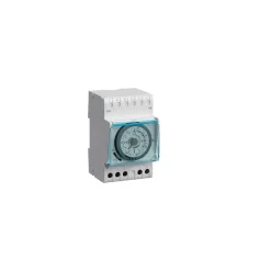 Eh171 Interrupteur Horaire Analogique Hebdomadaire 7j - 84 Commutations 1 Canal - 3 Modules Fixation Rail Din