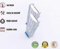 Elfcam - 2 Modules SFP 1,25 Gbps LC/UPC Duplex Monomode OS2 1310nm, 10 km, Transceivers Fibre Optique Performants